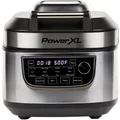 Produktbild: PowerXL Multi Cooker 12 in 1 Multikocher silber/schwarz Warmhalte-Funktion 1300W