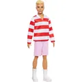 Produktbild: Barbie Fashionista Ken-Puppe - Red and White Strip (HYV01)