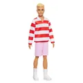 Produktbild: Barbie Fashionista Ken-Puppe in rot-weißem Polohemd - Blonder Ken Nr. 241 HYV01