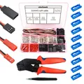 Produktbild: 55 Sets Servo-Stecker männlich weiblich Crimp-Pin-Kabel-Set mit Crimp-Werkzeu...
