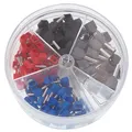 Produktbild: Aderendhülsen isoliert doppelt je 2 x 0,75 - 2,5 mm² 200 Stück, Presshülsen Set