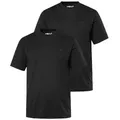 Produktbild: Men Plus T-Shirt T-Shirt Basic 2er-Pack Halbarm V-Ausschnitt schwarz 7XL