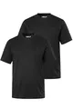 Produktbild: Men Plus Herren große Größen Übergrößen Menswear L-8XL T-Shirt, Basic, 2er-Pack, Halbarm, V-Ausschnitt schwarz 7XL 836299100-7XL