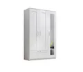 Produktbild: Kleiderschrank HARPER BODMIN BHT 117x191x50 cm weiß Drehtürenschrank