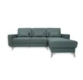Produktbild: VitaliSpa® Ecksofa York, Blau, 260 x 181 cm, mit Bettfunktion