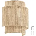 Produktbild: TecTake GmbH tectake Wandleuchte Lignea Lux aus Jute im Boho-Stil, 40W  natur - 406074