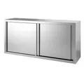 Produktbild: Gastro-Inox Edelstahl Wandschrank mit Schiebetüren, Tiefe 400 mm 303.103 , Maße: (L x T x H) 1400 x 400 x 660 mm