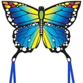 Produktbild: Butterfly Kite for Kids and Audlts, 120x95cm with Long Tails,Beginner Kite for Children,Easy to Assemble and Fly, Easy-Grip Handle with 200’ String and Swivel,. Awesome Beach and Outdoor Toys