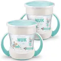 Produktbild: NUK Mini Magic Cup Trinklernbecher | auslaufsicherer 360°-Trinkrand | ab 6 Monaten | praktische Griffe | BPA-frei | 160 ml | neutral | 2 Stück