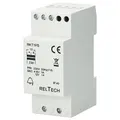 Produktbild: Klingeltrafo 4-8-12V RKT1FS Reltech / 4,8,12V/1,0-1,0-1,0A Hutschinen Gehäuse