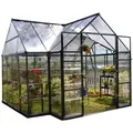 Produktbild: Palram - Canopia Aluminium Gewächshaus Victory Anthrazit 306x361x270 Cm