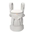 Produktbild: Ergobaby Omni 360 4-Positionen Babytrage für Neugeborene ab Geburt bis 20kg, 4-in-1 Kindertrage Tragesystem, Pearl Grey