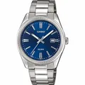 Produktbild: Casio Herren-Armbanduhr MTP-1302PD-2AVEF, Silber/Blau