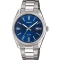 Produktbild: CASIO MTP-1302 Armbanduhr Ø38,5mm Edelstahlband 5Bar Blau MTP-1302PD-2AVEF
