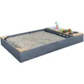 Produktbild: Axi Sandkasten Kelly mit Spielküchenzeile Grau Braun 115 cm x 21,8 cm x 180 cm