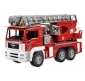 Produktbild: Bruder® Spielzeug-Feuerwehr 02771 MAN-Feuerwehr, mit Drehleiter, Wasserpumpe, Licht und Sound, 1:16
