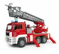 Produktbild: MAN TGA Feuerwehr m. Drehleiter, Wasserpumpe + Light & Sound Module