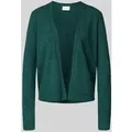 Produktbild: Vila Strickcardigan mit offener Vorderseite Modell 'VIRIL' in Dunkelgruen, Größe L