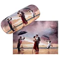 Produktbild: VON LILIENFELD Brillenetui Theo Michael: Hommage to the Singing Butler Kunst Motiv Etui Brille Mikrofaser Brillenputztuch Brillenbox Stabiles Hardcase Set mit Stoff bezogen
