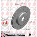 Produktbild: 2x ZIMMERMANN Sport Z Bremsscheibe 150.3483.52