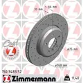 Produktbild: ZIMMERMANN 2x Bremsscheibe vorne Ø348 mm für BMW 5er Touring F11 530d xDrive