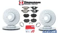 Produktbild: ZIMMERMANN BREMBO BREMSENSATZ WK GELOCHT 348 330mm VORNE HINTEN BMW 5ER F10 F11