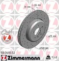 Produktbild: 2x ZIMMERMANN 150.3483.52 Bremsscheibe für BMW