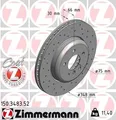 Produktbild: ZIMMERMANN SPORT Bremsenset vorne für BMW 5 6