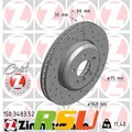 Produktbild: 2x Zimmermann Bremsscheibe SPORT Z 150.3483.52 Höhe 66 mm Lochkreis 120 mm