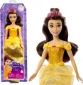 Produktbild: Disney HLW11 Prinzessin-Spielzeug bewegliche Belle-Modepuppe glitzernde Kleidung