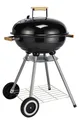 Produktbild: Rungassi Holzkohlegrill XXL Kugelgrill mit Räder Edelstahl Holzkohlegrill Ø48cm, H 79cm