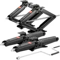 Produktbild: Vevor Rv Scherenwagenheber Wagenheber Mit Kurbelgriff & Steckschlüssel & Wasserwaage (4 Stk.) Stabilisator Nivellierung 103-595 Mm Stabilisatorwagenheber Nicht Leicht Verformbar 4082 Kg Belastbar
