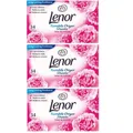 Produktbild: Lenor Stoff Wäschetrockner Bettwäsche Rosa Blüte, 3 Packungen à 34 Blatt