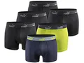 Produktbild: PUMA Herren Boxershort Limited Statement Edition 6er Pack - Black-Blue-Lime New - Gr. XL