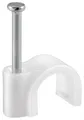 Produktbild: 1000x Kabelschellen Nagelschellen Kabelklemmen Kabelbefestigung weiss ø 14,0mm
