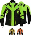Produktbild: Motorradjacke Orange Gelb Grün Schwarz mit Protektoren GW300J, Größe:50/M, Farbe:Grün
