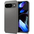 Produktbild: Google Pixel 9/Google Pixel 9 Pro Hülle - Silikon - Spigen Soft Case/Backcover - Handyhülle Grau - Shockproof/Stoßfest