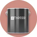 Produktbild: TADESSI Wandfarbe Rot - Rosenholz - abwaschbare Innenfarbe matt - Dispersionsfarbe - Geruchsarm und Lösemittelfrei - 1 Liter Gebinde