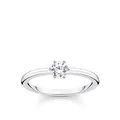 Produktbild: THOMAS SABO Ring weißer Stein silber 925 Sterlingsilber