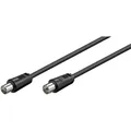 Produktbild: Goobay Antennenkabel <70 dB 2x geschirmt 2,5m Koax-Stecker > Koax-Buchse