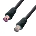 Produktbild: Antennen Kabel 2,5 m schwarz 75dB KOAX TV BK Anschluss Koaxial Stecker 2 see