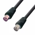 Produktbild: Antennen Kabel 2,5 m schwarz 75dB KOAX TV BK Anschluss Koaxial Stecker 2