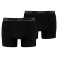 Produktbild: PUMA Herren Basic Boxer 2P Unterwäsche, schwarz (Black), XXL