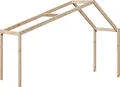 Produktbild: vidaXL Dach für Kinderbett 203x95,5x142 cm Massivholz Kiefer