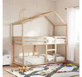 Produktbild: vidaXL Bett, Dach für Kinderbett 203x95,5x142 cm Massivholz Kiefer