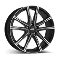 Produktbild: 1x AEZ MONTREAL DARK black/polished 8.5Jx20 5x112 ET45