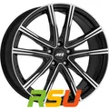 Produktbild: 4x AEZ Montreal black/polished 8.5x20