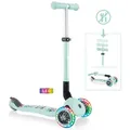 Produktbild: Globber Kinderscooter Junior Foldable Fantasy Lights, Hellgrün, Kunststoff, 28.6x68x56 cm, Outdoor Spielzeug, Kinderfahrzeuge, Scooter & Cityroller