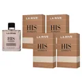 Produktbild: La Rive His Passion 4 x 100 ml Eau de Toilette EDT Set Herrenduft