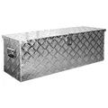 Produktbild: Trucky Truckbox, Deichselbox Aluminium, Anhängerbox 15 Größen, Werkzeugkiste mit Schloss und Schlüssel, stabil und wasserdicht, Boxentyp:D100 (99 x 33 x 32 cm)